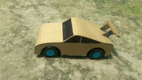 How To Make Car From Cardboard How To Make Car Very Easy Cardboard