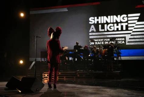 Sia Performs Many Rivers To Cross At Shining A Light A Concert