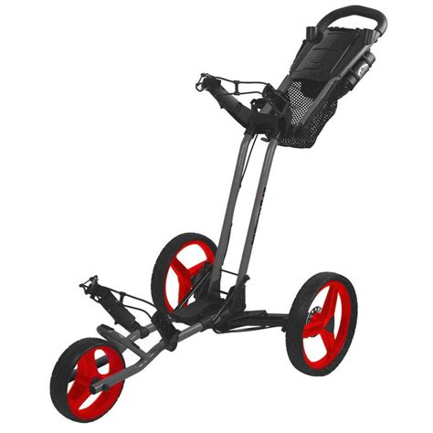 Sun Mountain Pathfinder PX4 Push Pull Golf Cart Trolley - Magnetic Gray Red | SidelineSwap