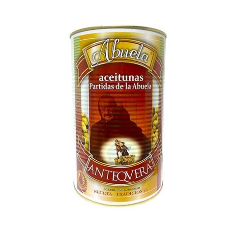 Aceitunas Partidas De La Abuela Chicon Lata Kg Caja Uds