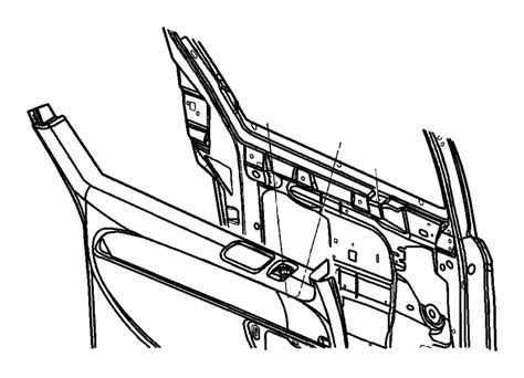 Dodge Grand Caravan Panel Sliding Door Trim Right L Trim Seats