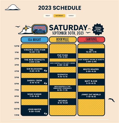 Oceans Calling 2024 Schedule Camile Trescha