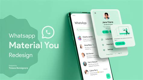 Whatsapp Material You Redesign Concept Ux Ui And Dev On Behance