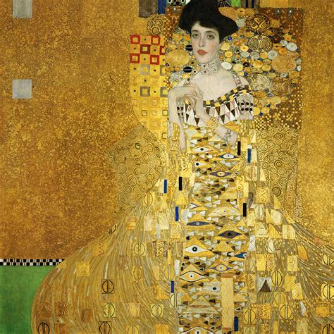 Portrait Of Adele Bloch Bauer I Gustav Klimt Wikiart Org