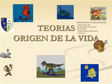 PPT - TEORIAS ORIGEN DE LA VIDA PowerPoint Presentation - ID:3836243