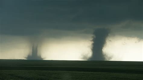 Storm Chaser Captures Dramatic Twin Tornadoes On Video In Colorado