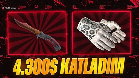 TOPLAM 4300 ELDİVEN VE BIÇAK KATLADIM HELLCASE PROMO CODE