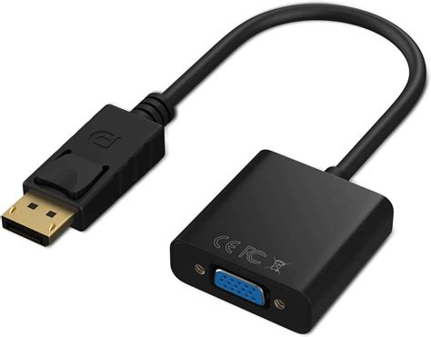 Benfei Adaptateur Displayport Vers Vga Convertisseur Dp Vers Vga Mâle