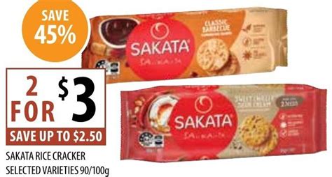 Sakata Rice Cracker Selected Varieties 90 100g Offer At Supabarn