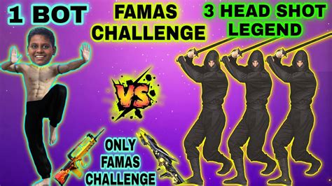 Only Famas Challenge In 1 VS 3 Galatta Gamer YouTube