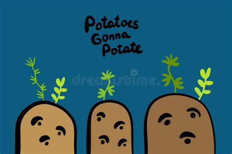 Cartoon Potatoes Growing Stock Illustrations 124 Cartoon Potatoes Growing Stock Illustrations