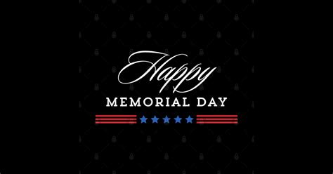 Happy Memorial Day Memorial Day Sticker Teepublic