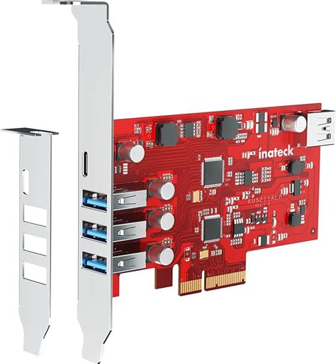 Inateck Redcomets U Pcie Usb Gen Erweiterungskarte Mit Usb A