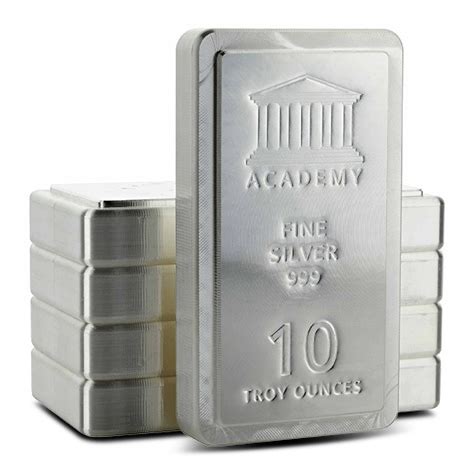 10 oz Academy Stackable Silver Bar l BGASC™