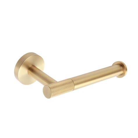 Turner Open Toilet Roll Holder Brushed Brass Trn 117001 Bb