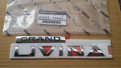 Jual Mobil Nissan Grand Livina New L Emblem Emblin Logo Bagasi Back