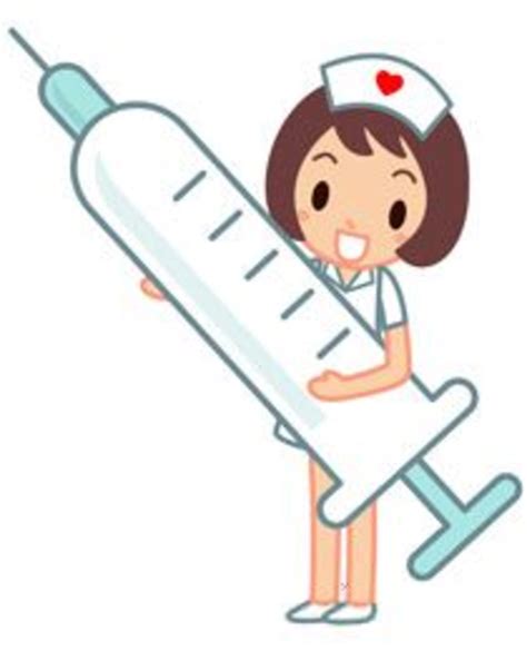 Nursing With Syringes Clipart