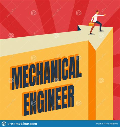 Text Showing Inspiration Mechanical Engineer Word Written On Applied