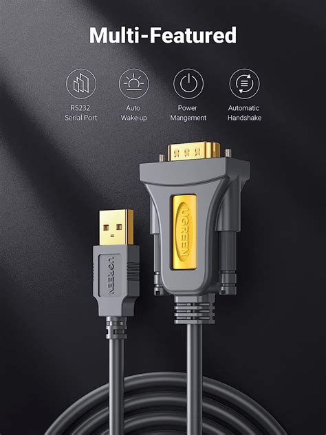 Ugreen Usb To Rs Adapter Serial Cable Db Male Ubuy India