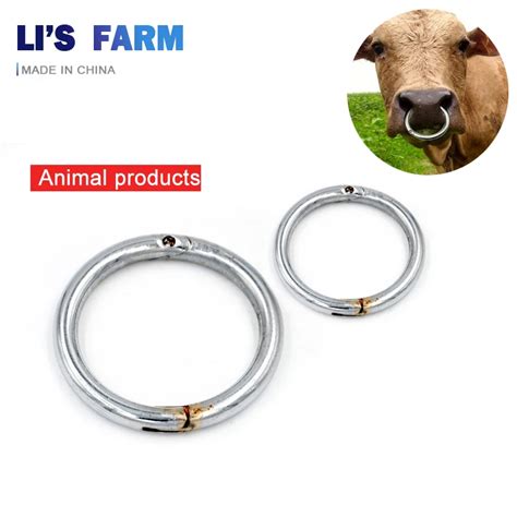 Large number of ox nose ring nose ring Cattle baoding machine Cow nose ...