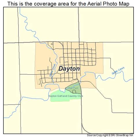 Aerial Photography Map of Dayton, IA Iowa