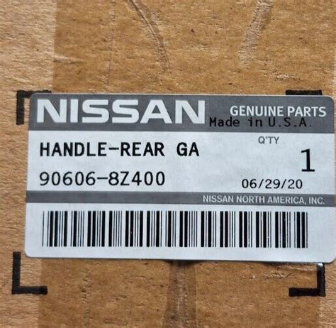 Nissan Frontier Rear Tailgate Handle Oem Z Ebay