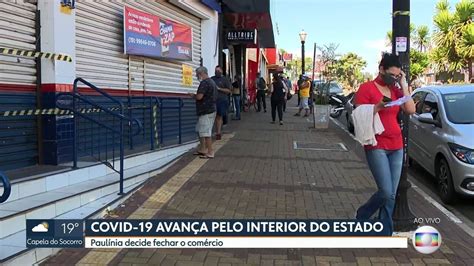 Vídeo Covid 19 avança pelo interior do estado de São Paulo SP1 G1