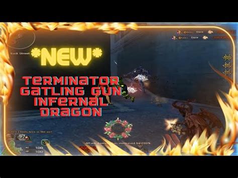 Crossfire West New Terminator Gatling Gun Infernal Dragon Hmx