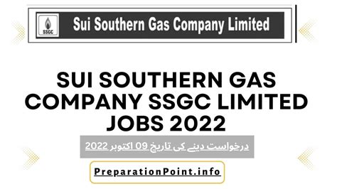 Sui Southern Gas Company Ssgc Limited Jobs 2022 Apply Online