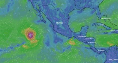 El Huracán Rosa Se Fortalece A Categoría Cuatro A Su Paso Por El Pacífico