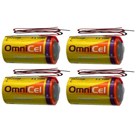 X Omnicel Er V Ah Sz C Lithium Battery Wire Leads Rfid Amr