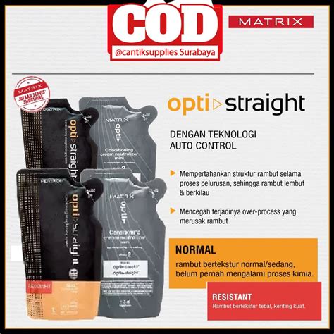 Jual Matrix Opti Straight Step Obat Rebonding Smoothing Pelurus