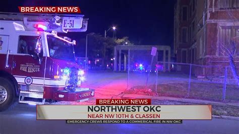 Firefighters Battle Early Morning Fire In Nw Oklahoma City Youtube