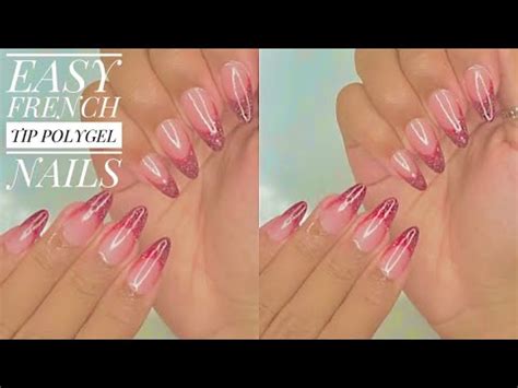 How To Polygel Nail Tutorial For Beginners French Tip Manicure