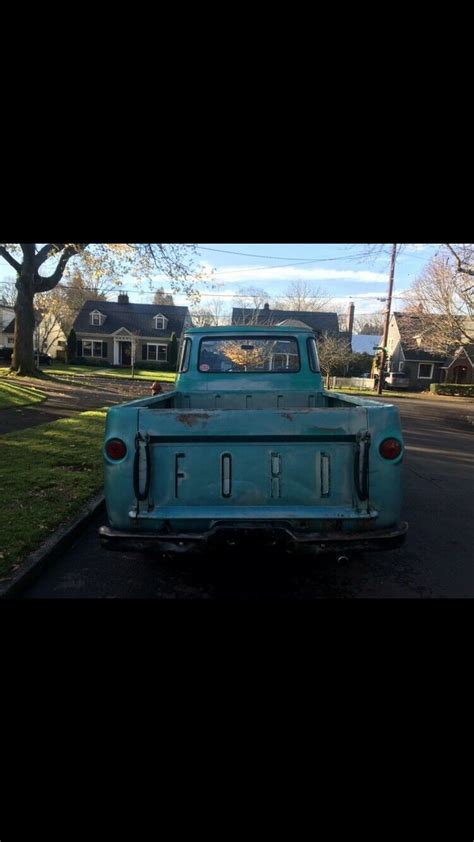 Ford Econoline Pickup Blue Rwd Automatic For Sale