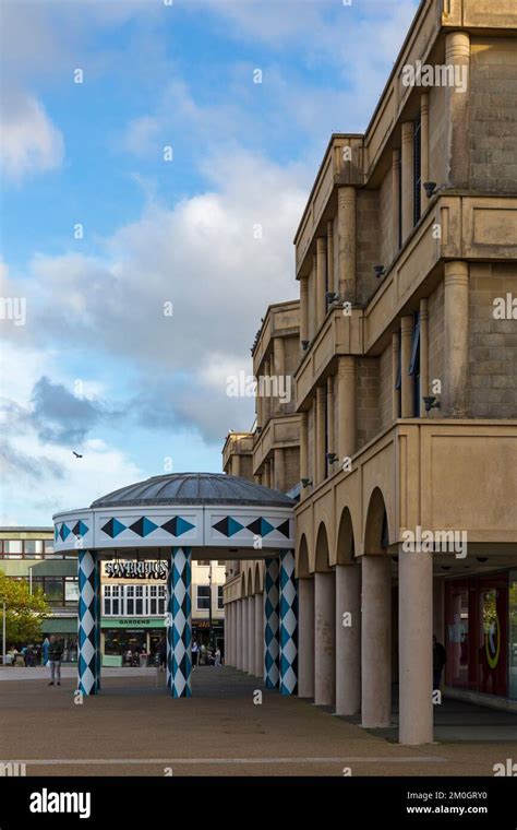 Entrance To The Sovereign Shopping Centre At Weston Super Mare