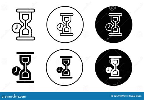 Early Access Icon Collection Of Outline Thin Line Symbol Or Sign Stock