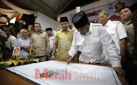 Prabowo Resmikan Kantor DPD Gerindra Di Banten Media Merah Putih