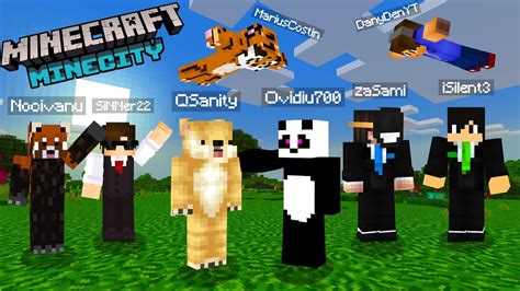 NOUA SERIE DE MINECRAFT ROLEPLAY Cu YOUTUBERII MineCity YouTube