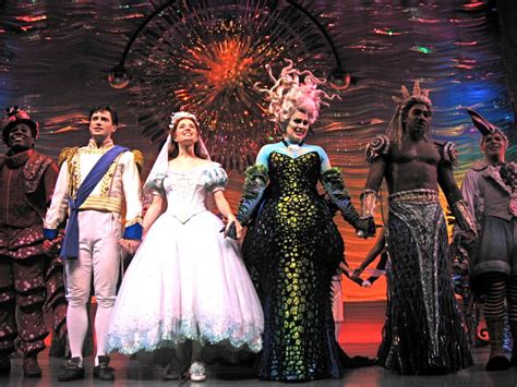 The Cast At Curtain Call For Disneys The Little Mermaid 2008