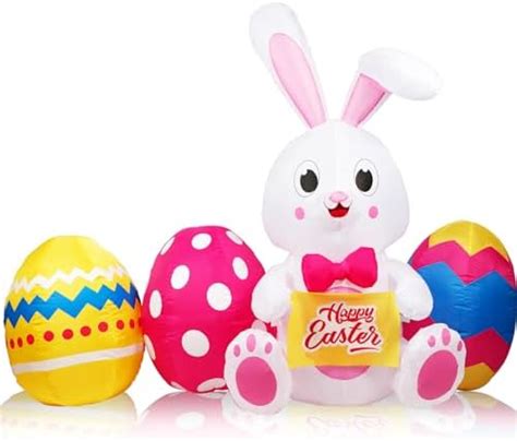 Amazon WorTade 6 FT Easter Inflatables Outdoor Decorations