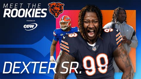 Gervon Dexter Sr Meet The Rookies Chicago Bears YouTube