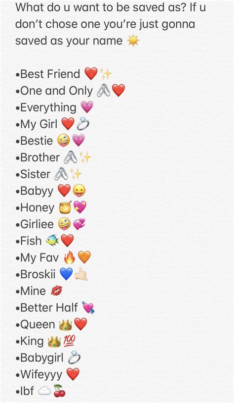 cute names  girlfriend  boyfriend