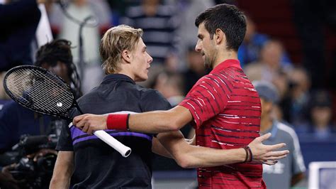 Head To Head Shapovalov Looking For First Win Vs Djokovic At Paris Masters