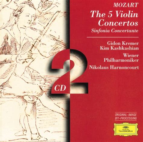 Écouter Mozart The 5 Violin Concertos Sinfonia Concertante de Gidon