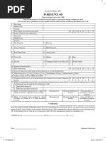 Form 60 | PDF | Identity Document | Income Tax