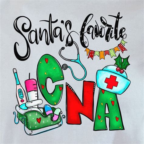 Santas Favorite Cna Shirt Christmas Nurse Sweater Cute Etsy