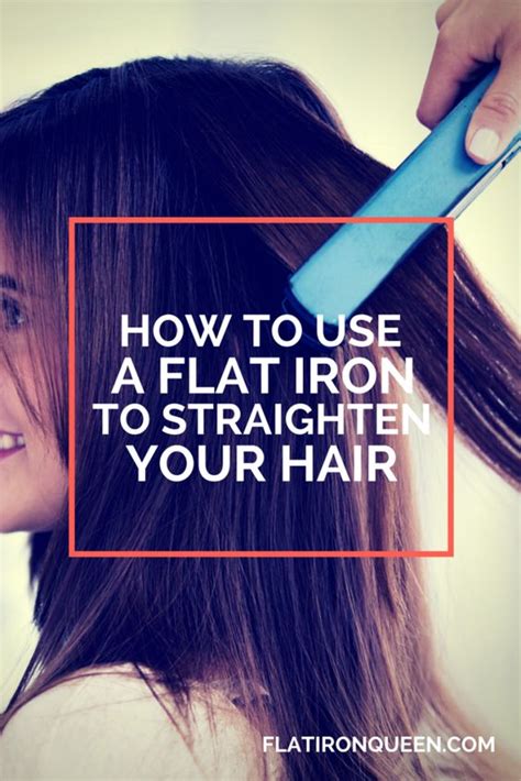 How To Use A Flat Iron To Straighten Your Hair Tutorial By Kathy At