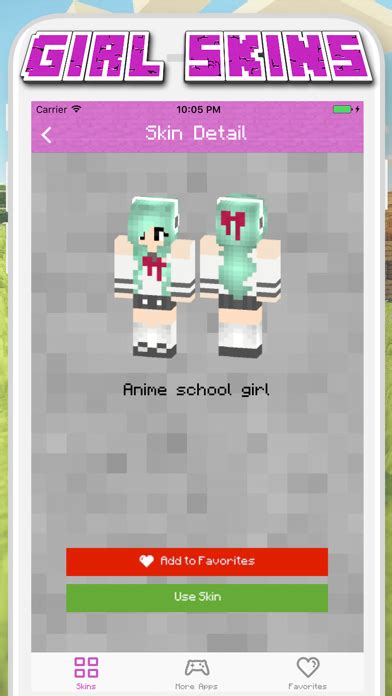 Girl Skins for Minecraft PE - MCPE Skins Free iPhone App