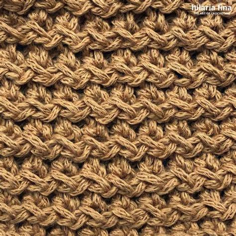 Zigzag Crochet Stitch - learn - Hilaria Fina